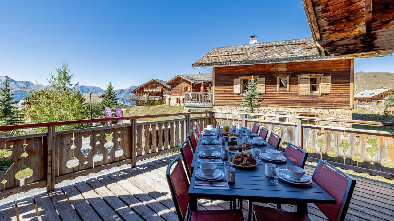 Madame Vacances Les Chalets De L'Altiport Alpe d'Huez Bagian luar foto